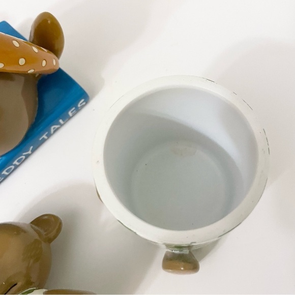 Little Friends Teddy Bear Bathroom Accessories Soap Dish Tumbler Liquid Soap - Picture 8 of 15